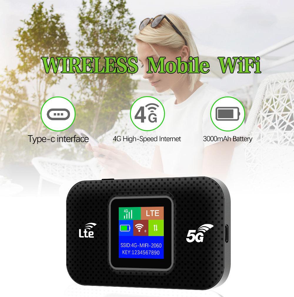 Router 4G Portatile per Auto per Europa, Africa e Sud-Est Asiatico