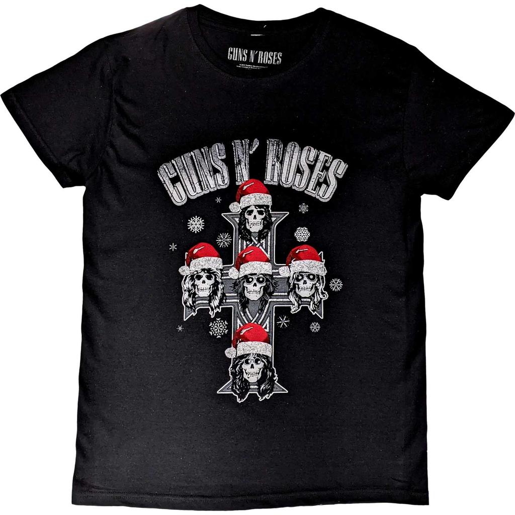 Guns N Roses Camiseta de Natal unissex para adultos com apetite