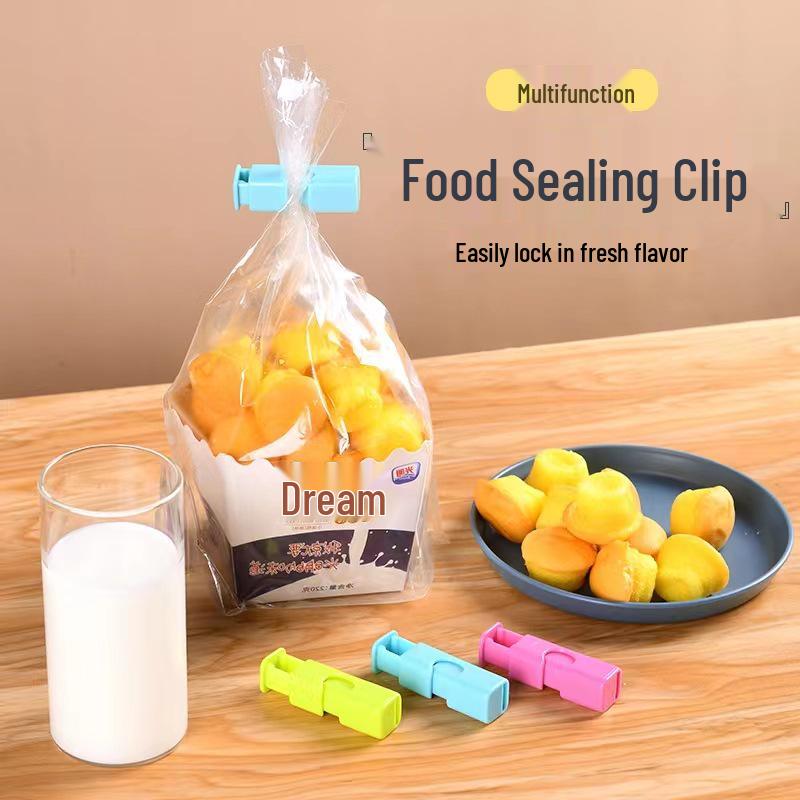 Versatile Moisture-Proof Plastic Sealing Clip for Bread and Food Bags