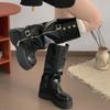 Fashion Autumn Winter Chunky Style Women Knee High Boots Fashion Removable Ladies Platform Thick Heel Long Booties