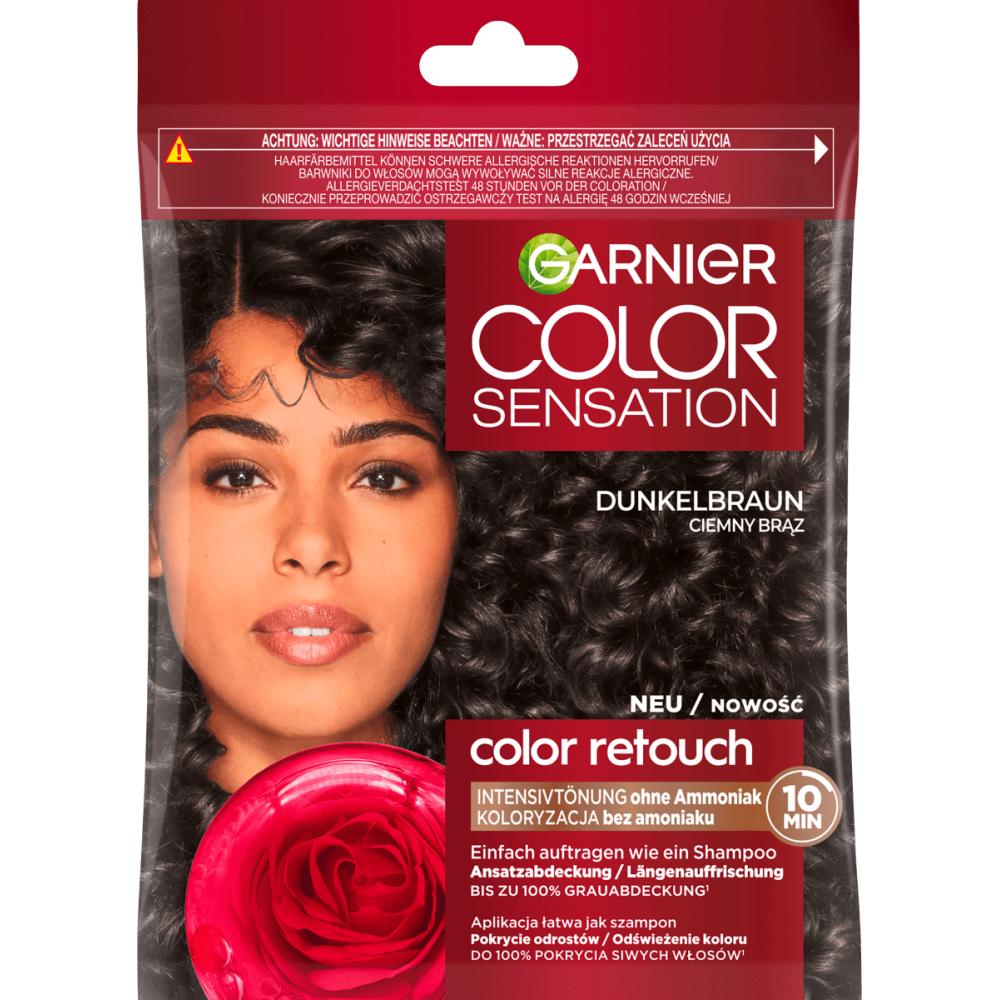 Garnier hair dye, strong dark brown, 1 pack