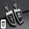 YABBF1 For BMW New 2025 Zinc Alloy Silica Gel Car Key Case Full Cover for BMW X1 X3 X4 X5 F15 X6 F16 G30 7 Series G11 F48 F39 520 525 F
