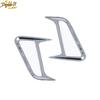 Chrome For Hyundai Kona 2018- Side Light Turn Signals Lamp Frame Trim Cover