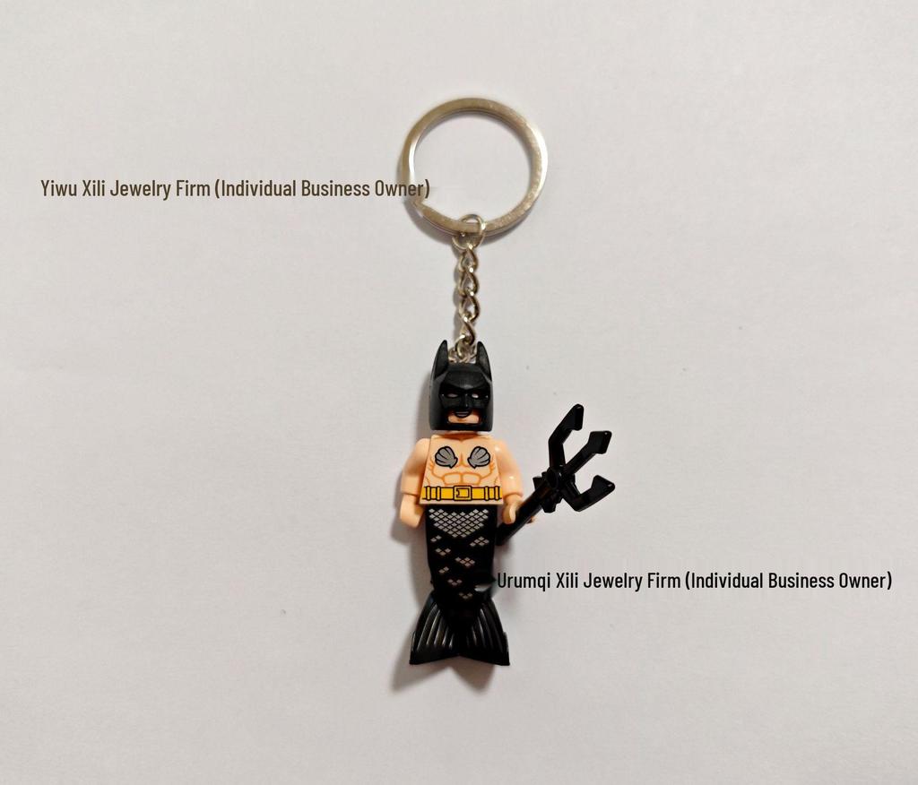 Klíčenka s přívěskem - Batman & Králík Bugs Bunny - Ozdoba na tašku pro páry