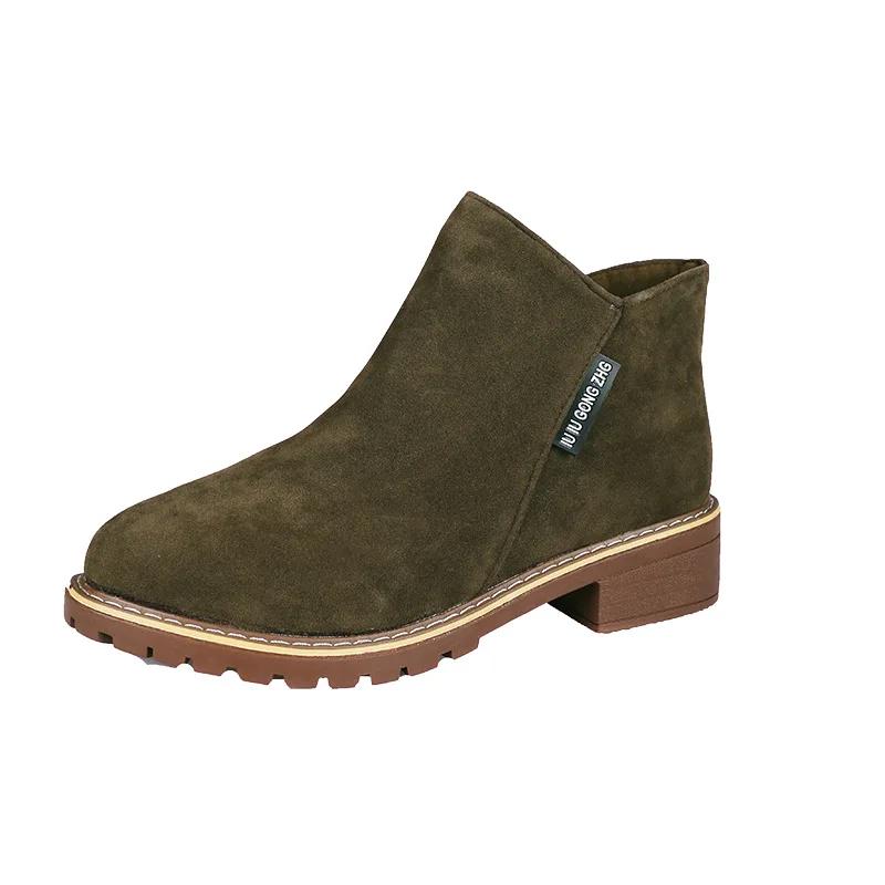 Fashion New  Boots Autumn Winter Women Boots Classic Zipper Shoes Snow Boots Female Motorcycle Ankle Boots Botas Mujer 365