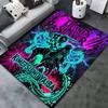 Tappeto Demon Slayer per Soggiorno Camera da Letto Casa Decorazione Divano Gioco Bambini Tappetino Antiscivolo per Pavimento