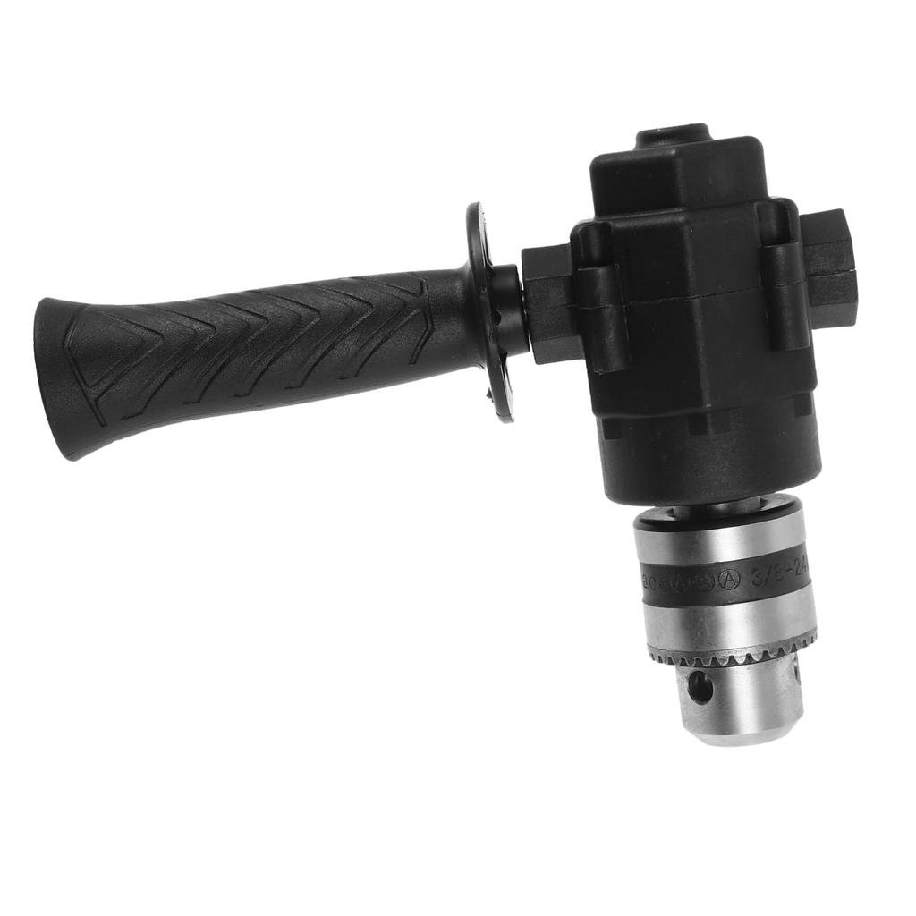 POPETPOP Multifunctional Electric Hand Drill Bit for Impact Degree Corner Angle Attachment for Right Angle Drill ABS Black Drill, Driver, Tool,