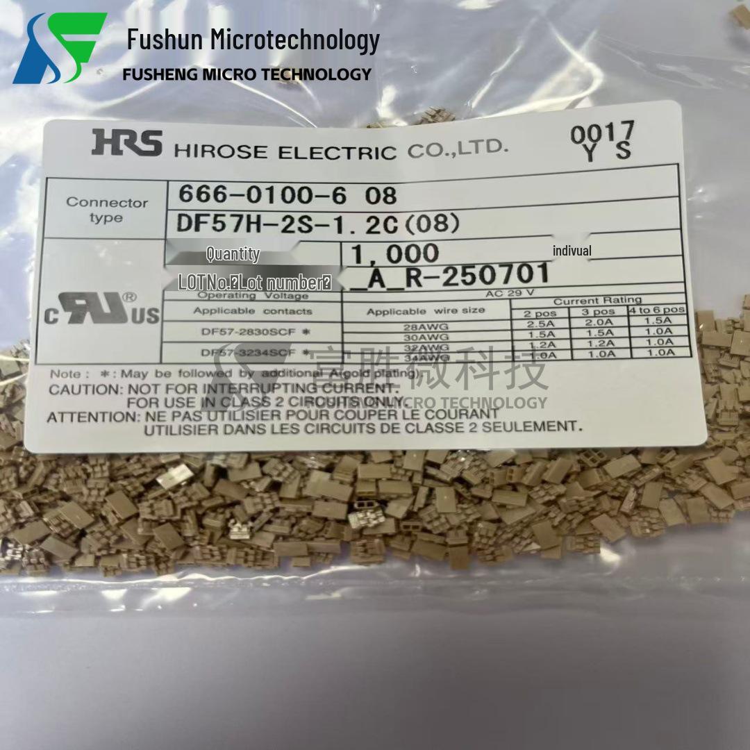 

DF57H-2S 2-Pin 1.2mm Pitch Housing Connector (In Stock) Bulk Price for 1000 pcs