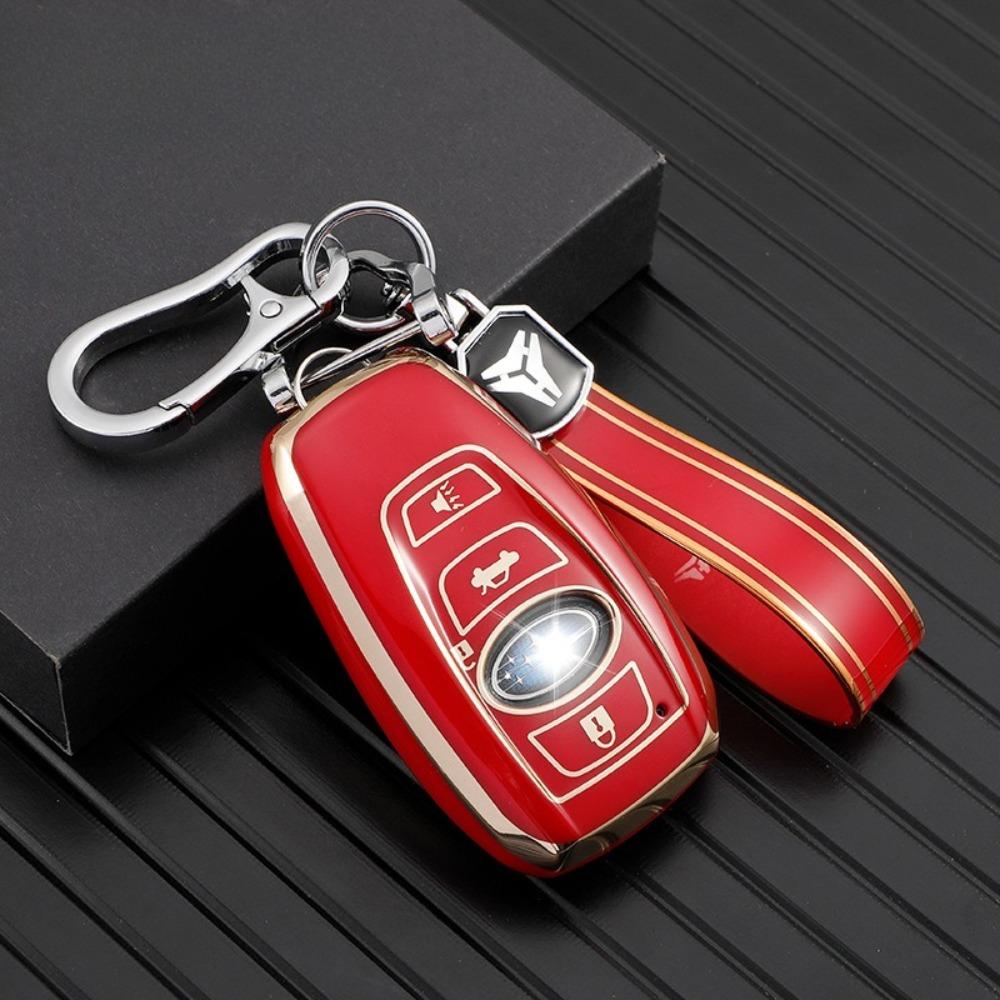 For Subaru Key Cover for Forester Outback Legacy XV Durable Car Key Case Protector with Shell Buckle
