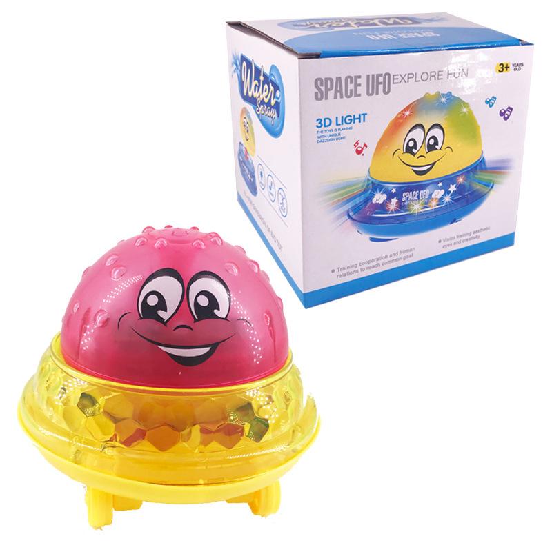 Electric Spraying Ball with Light & Music: Baby Bath Toy