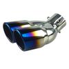 Stainless Steel Exhaust Pipe Muffler Tailpipe Muffler Tip For Lexus UX 200H 250H 260H 2019-2023 Car Rear Tail Throat Accessories