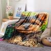 Yorkshire Terrier Print Flannel Blanket, High Quality Comfortable for All Seasons, Home Decor, Warmth and Comfort, Perfect for Christmas Gifts