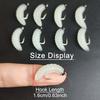 4/8pcs-#10 Bass Fishing Worms Lures, Silicone Soft Maggot Baits Bread Worm Fishing Lure