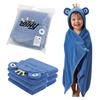 Children'S Beach Towel Squid Velvet With Hood