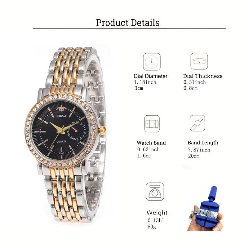 Ny Mode Damklockor Rostfritt Stål Armband Kvarts Klocka Mode Casual Relogio Feminino Flicka Student Dam Armbandsur