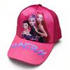 Cute Cartoon Girls Print Baseball Cap, Adjustable Snapback Sun Hat for Girls Teens