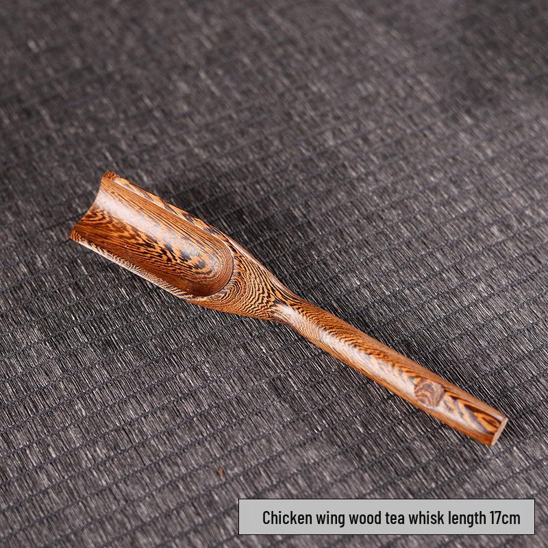 Solid Wood Tea Scoop for Gongfu Tea Ceremony - Small Tea Shovel Spoon for Serving and Dividing Tea.