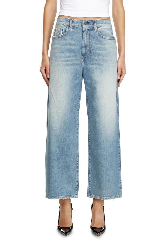 Diesel Women's Flare Leg Denim Pants, 2025 KRASHEE A18064R08BI 01, Indigo Blue, Size 26