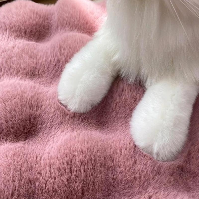 Pet Bed Kittens Puppy Birthday Gift for Dog Furry Cover for Dog and Cats Warm Bed Nest