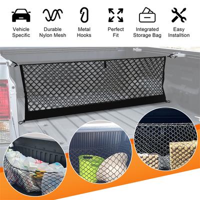 Plasă de Cargo pentru bena camion în stil plic Pentru Toyota Tundra 2007-2024 Plasă de Cargo pentru camion foarte elastică Geantă de depozitare Accesorii