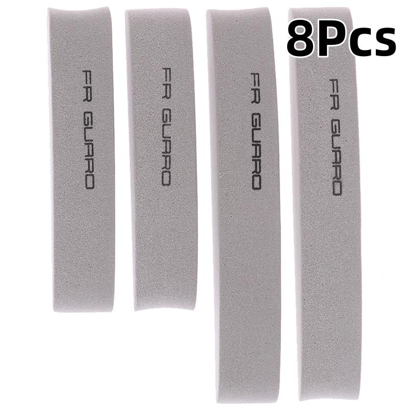 Универсальные 8 шт. Защитные накладки на двери автомобиля, Защита от царапин, Резиновые наклейки для автомобиля, Защита кромки двери автомобиля, Автоаксессуары серый
