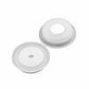 50Pcs PE Degassing Valve with Filter for Coffee Bags One Way Exhaust Valve for Gas Release and Oxygen Barrier Function