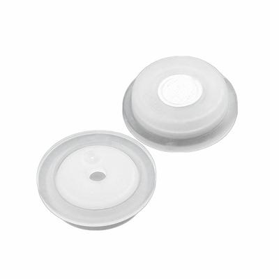 50Pcs PE Degassing Valve with Filter for Coffee Bags One Way Exhaust Valve for Gas Release and Oxygen Barrier Function