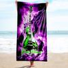 1PC Custom Name Electric Guitar Energy Beach Towel Highly Absorbent And Sand-Resistant Towel for Swimming, Pool, Yoga, And Travel Lightweight