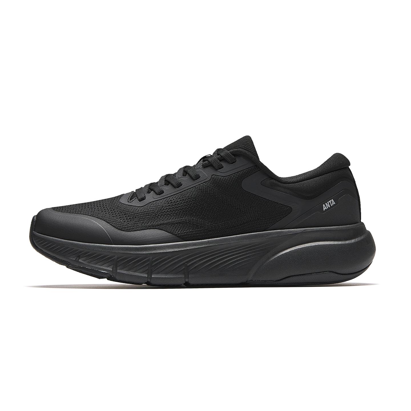Anta Cross Training Mesh Comfort Shock-absorbing Training Shoes Basic Black Men s 912547777-5 39