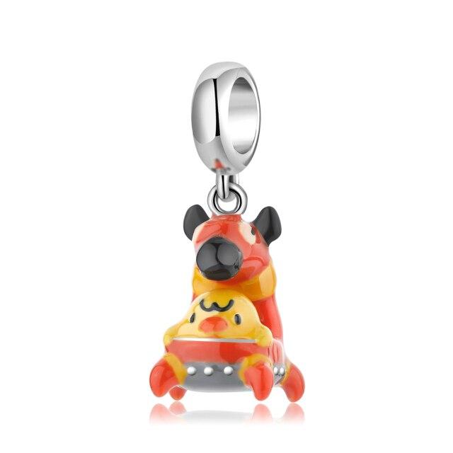 Animal City Wizarding World Life Tools Pendants Genuine 925 Sterling Silver Funny Charms Diy Accessories Fit Bracelet