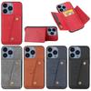 Applicable To iPhone15 Mobile Phone Case Huawei Mate60 Double Buckle Card Car Magnetic Suction Bracket Anti-drop Protective Cover