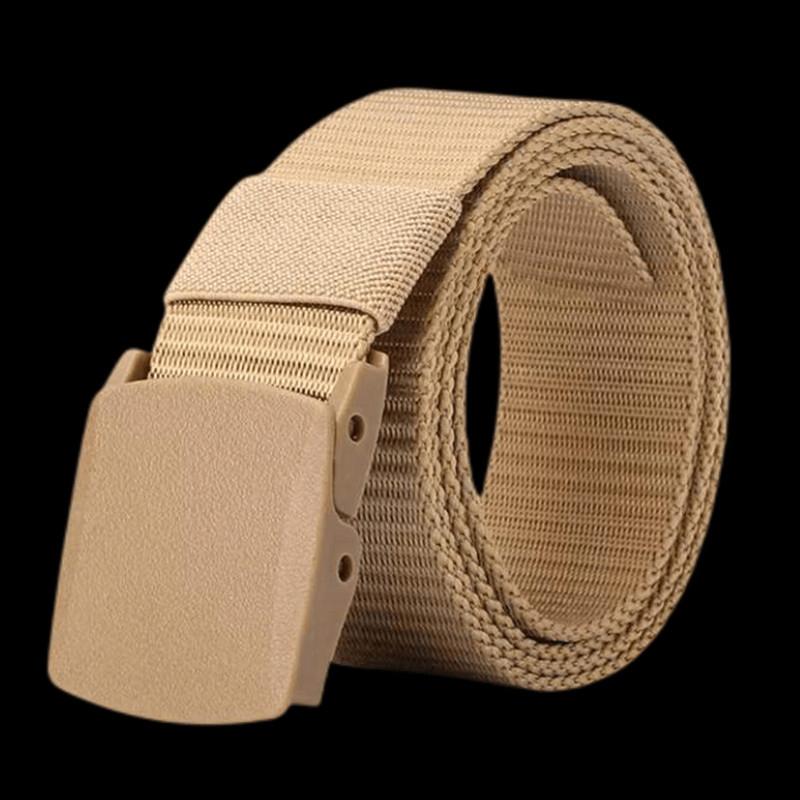 Automatic Buckle Men Nylon Webbing Belts Canvas Casual Fabric Belt Quality Accessories Jeans Waist Strap