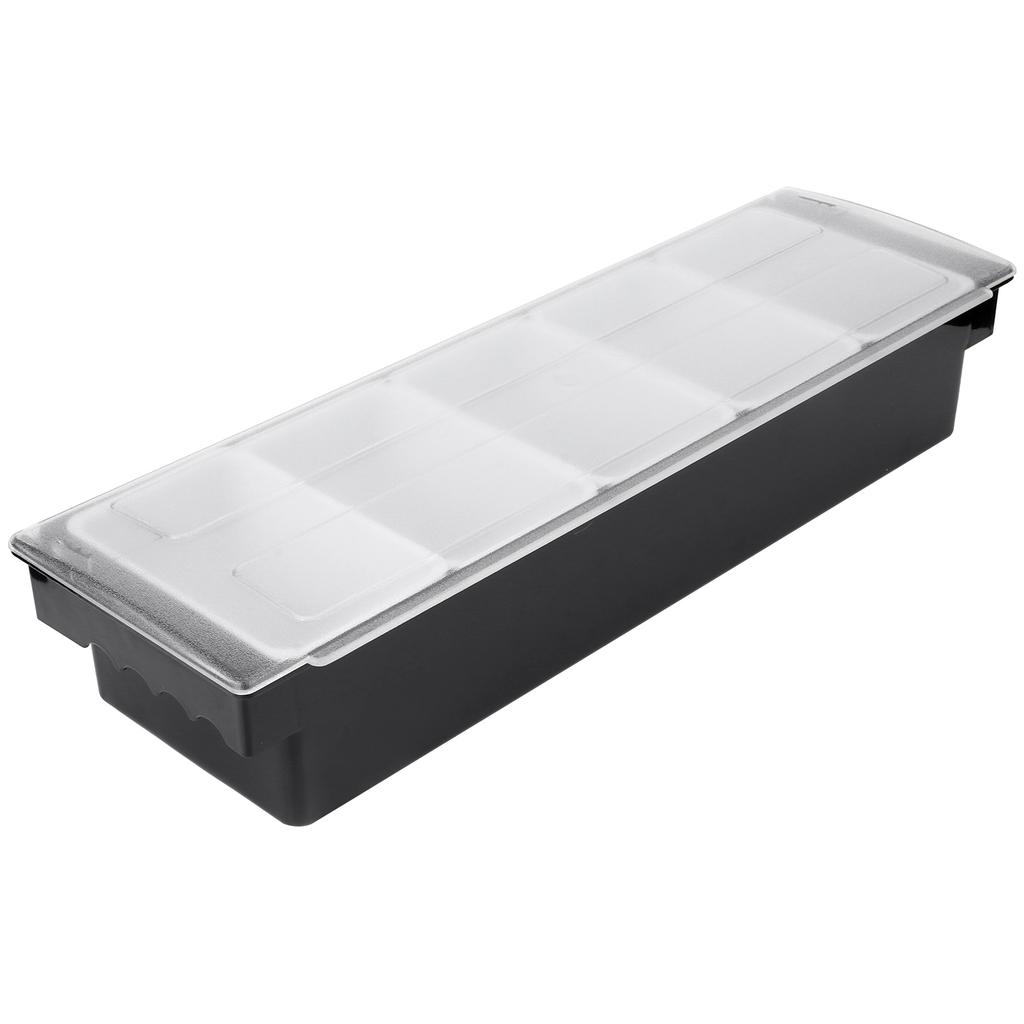 Seasoning Box with Lid Bar Condiment Holder Fruit Case Dispenser Milk Tea Shop Accessory5