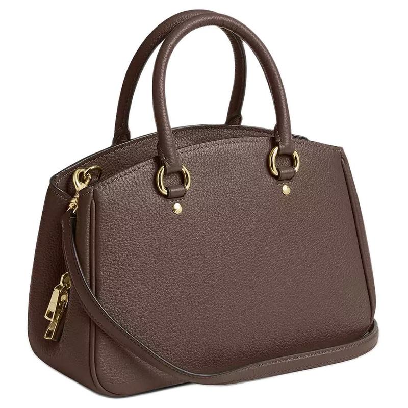 Coach Savannah 28 Detachable Shoulder Strap Leather Shoulder Handbag Large Women's Brown