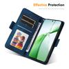 For OnePlus Nord CE4 5G Wallet Case ENKAY Imprint PU Leather Phone Stand Cover with Tempered Glass
