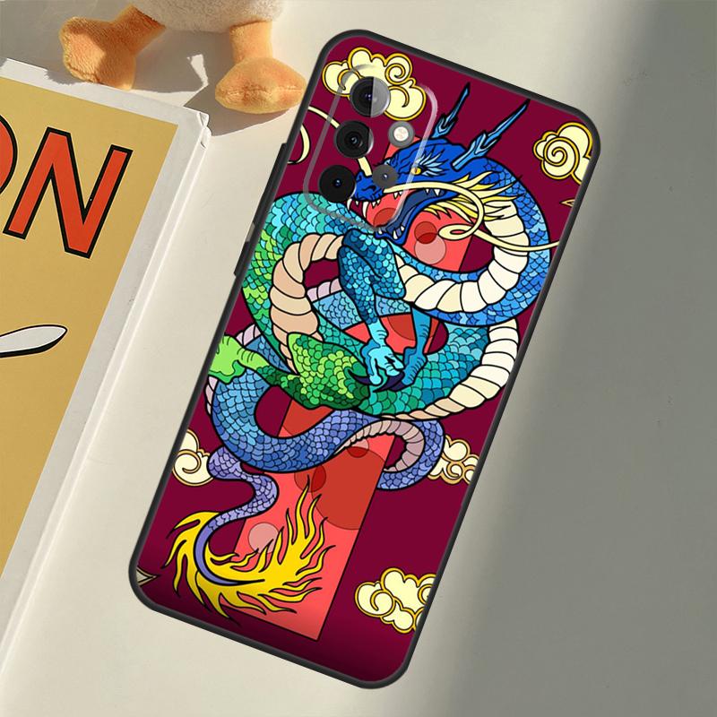 Fashion Chinese Dragon For Samsung Galaxy A15 A55 A35 A53 A33 A13 A36 A56 A26 A16 A22 A32 A52 A54 A34 A05 A06 Case