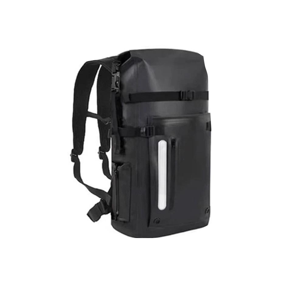 Waterproof PVC Outdoor Swimming & Rafting Backpack with Blank Logo 30L чёрный