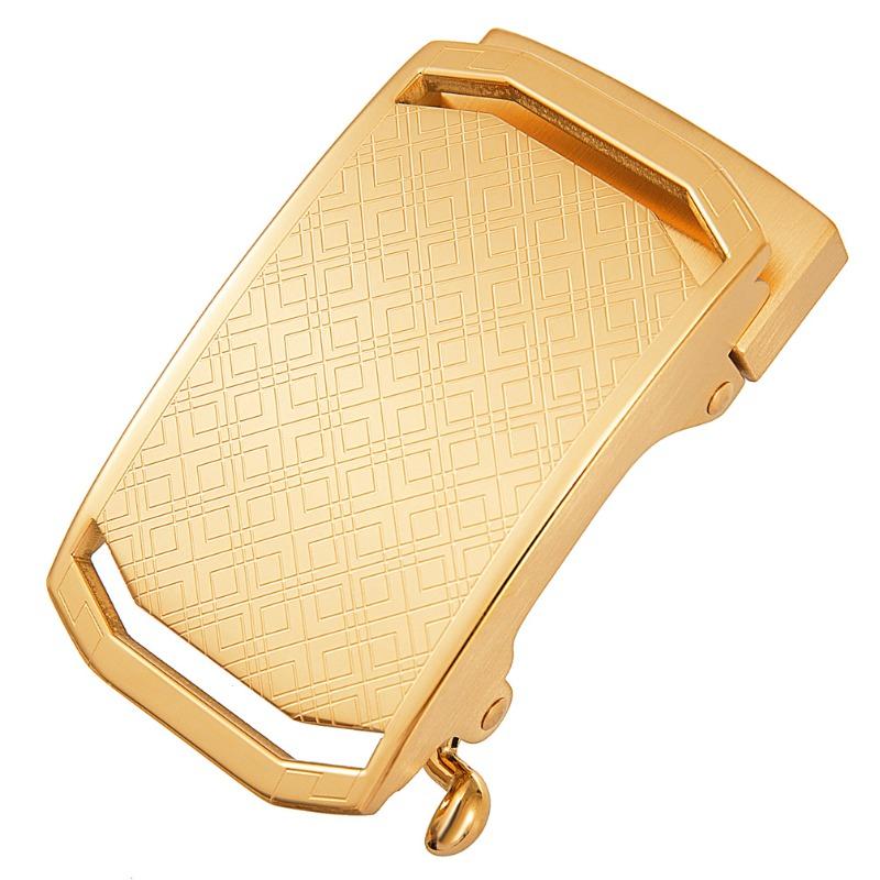 Meier Men s belt buckle - stainless steel automatic spring buckle 3.6 золотой