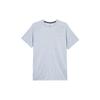 Logo T Shirts Men's Light Gray Crew Neck Moderate HV5204-057