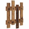 Wall Mounted Nightstand Wall Bracket Reclaimed Wood 60 X 3 X 82 Cm