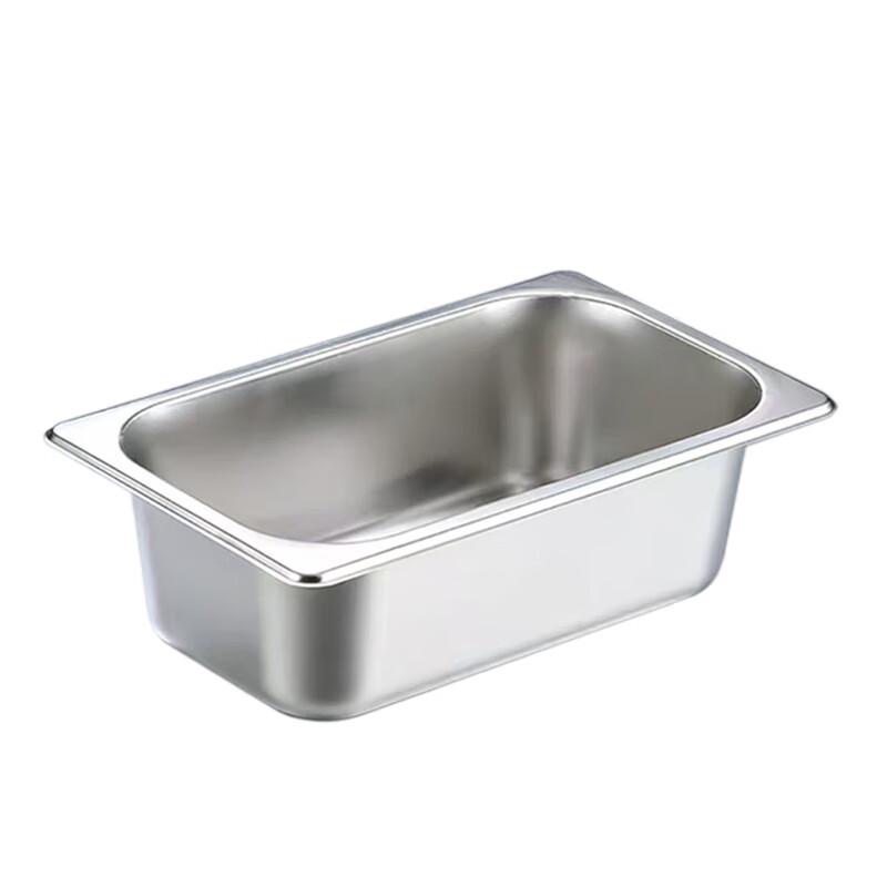 Jiwanggu 304 Stainless Steel Rectangular Buffet Portion Pan