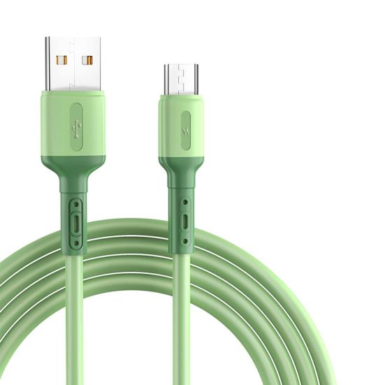 

3A Micro USB Data Cable Phone Fast Charging Charger Cord Wire for Android зелений