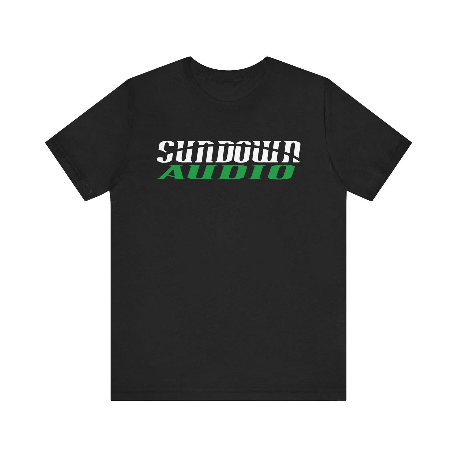 Men s and Women s T-shirts Sundown Audio Style Logo Graphic L
