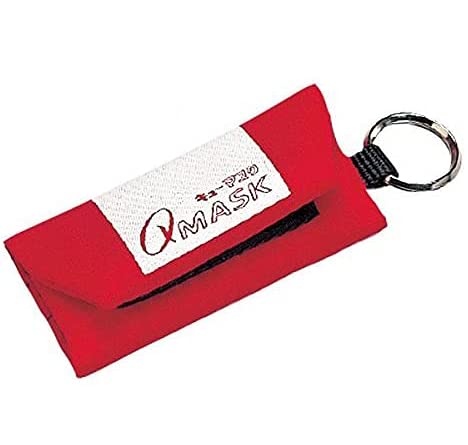

Portable storage case for CPR mask, red, 10-pack, keychain type, red, 4929503