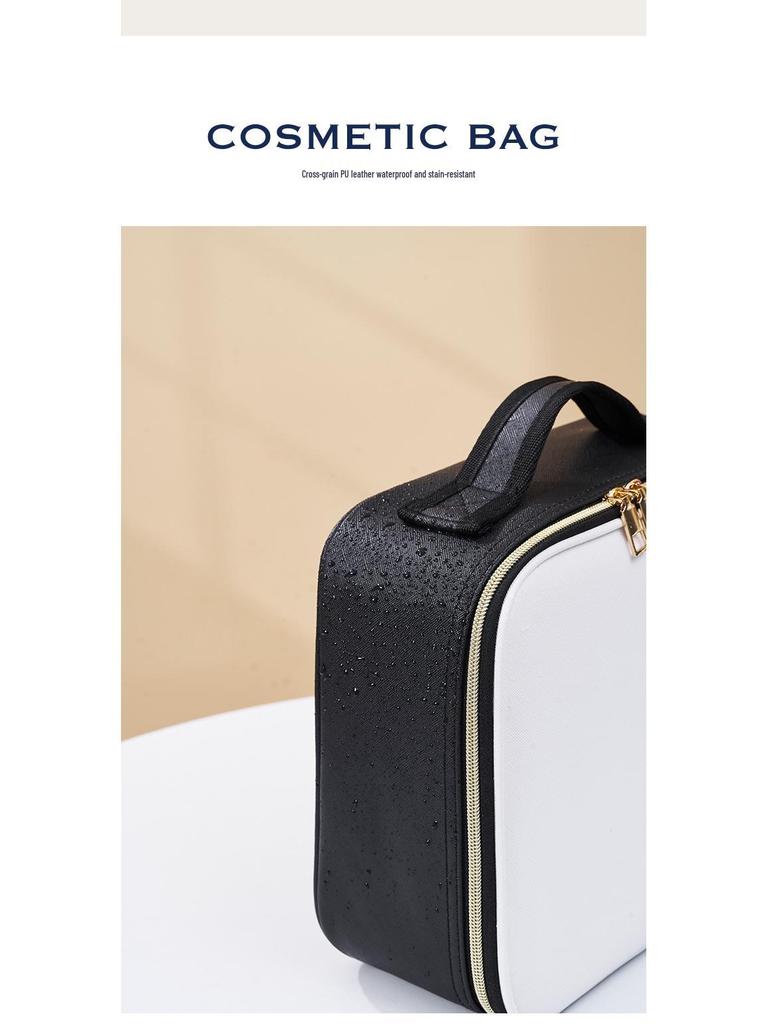 LED Make-up Tasche mit Spiegel - Großvolumige, hochwertige Tasche für Maskenbildner mit Beleuchtung