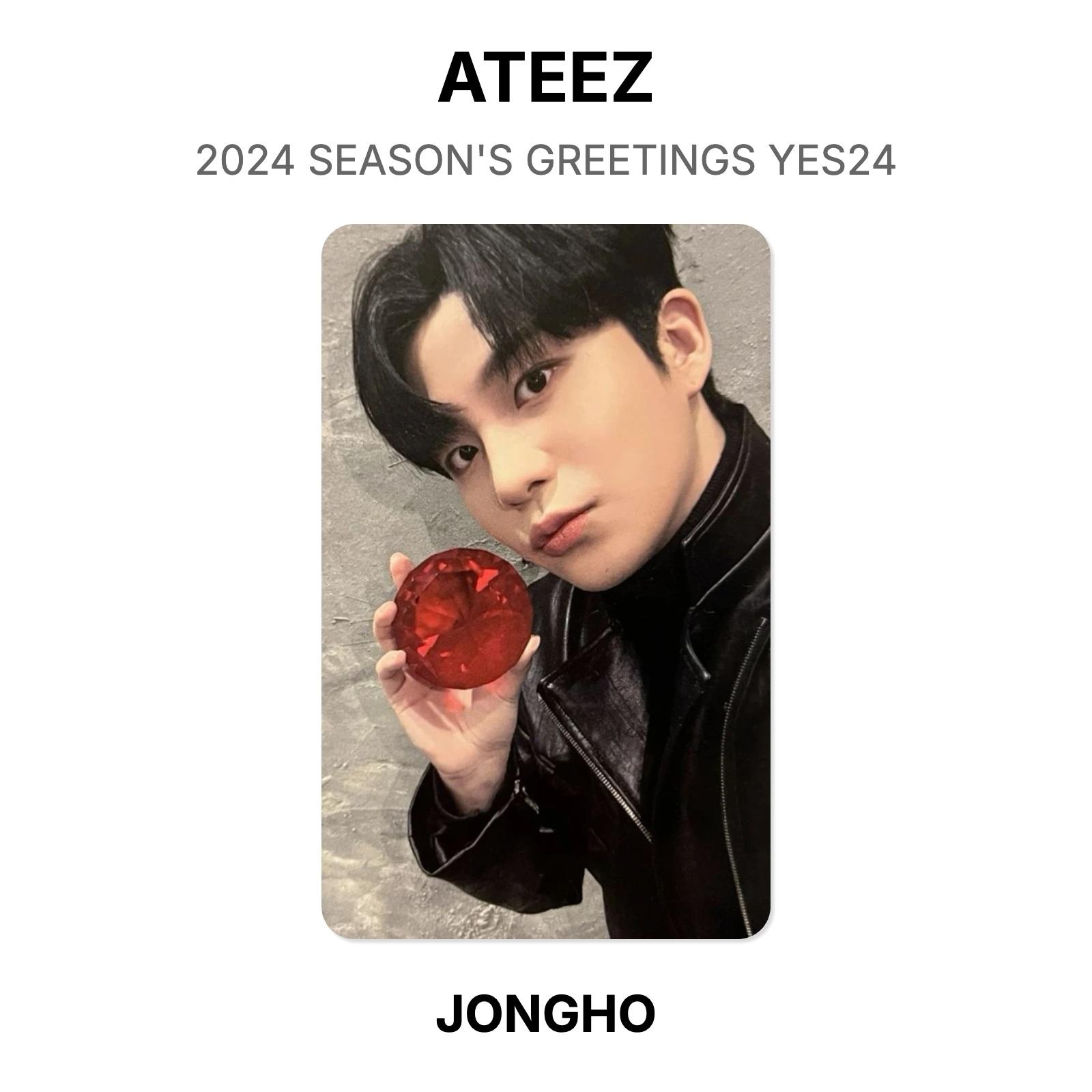 ATEEZ 2024 SEASON S GREETINGS YES24 Official Photocard JONGHO