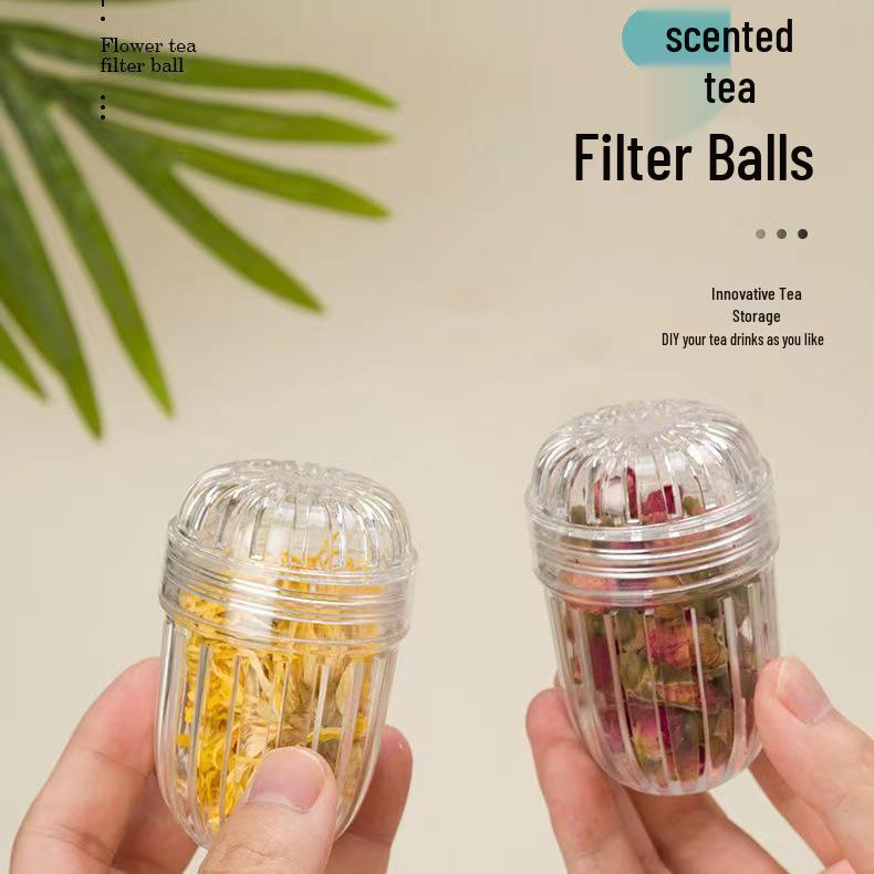Flower Tea Infuser Ball: Household Tea Strainer & Filter, Tea Caddy, Infusion Ball, Thermos Cup.