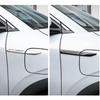 For Byd Atto 3 Yuan Plus   2024 Door Side Label Chrome Plated Strip Black Styling Sticker Auto Parts Fender Cover 3pcs