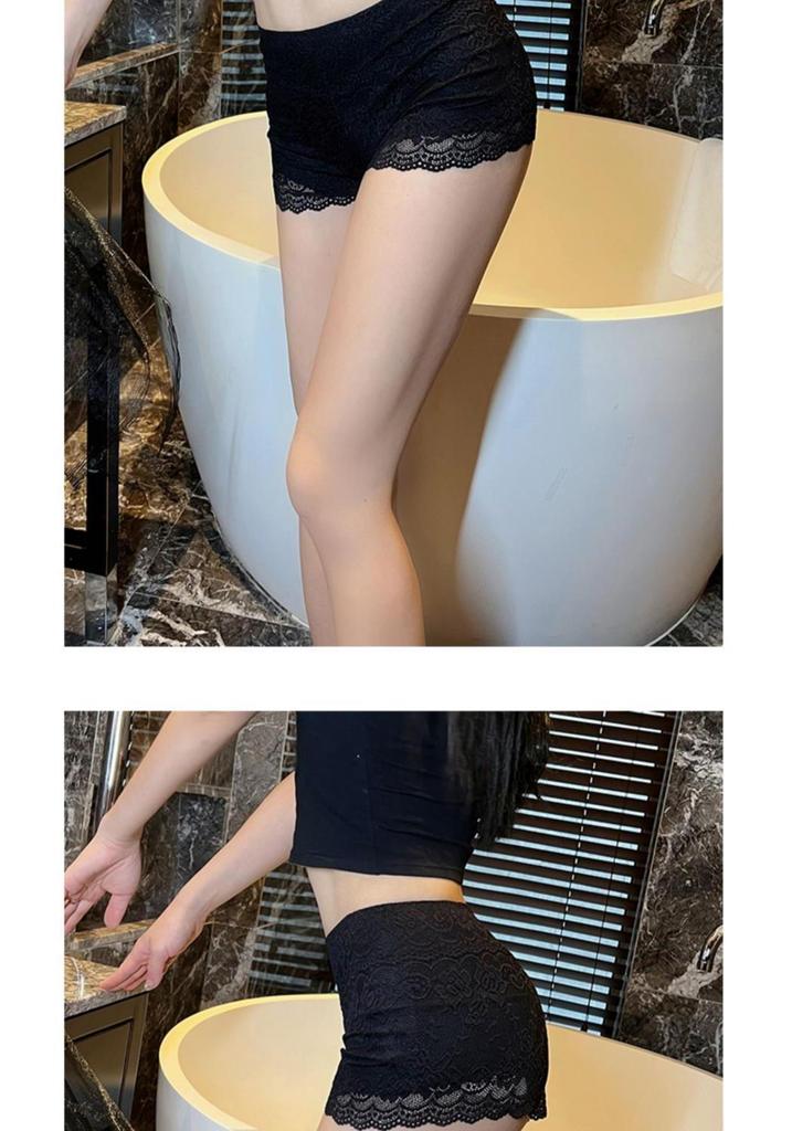 Stylish Women's Lace Safety Shorts: Anti-Exposure, Summer Thin, Wear Outside, High-End Two-in-One Base Layer