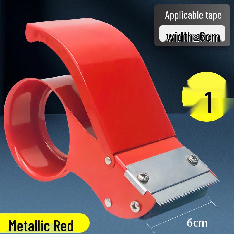 Thickened Plastic Carton Sealer: 5CM/6CM Wide Tape Cutter, Large Gold Tape Dispenser.
